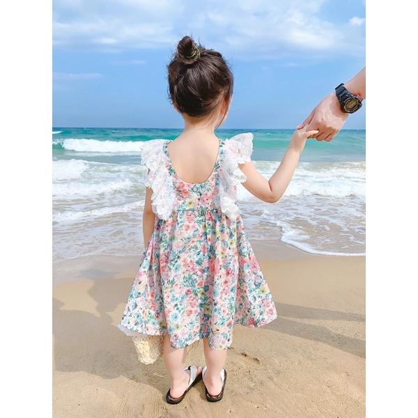 Váy hoa cánh tiên siêu xinh cho bé gái