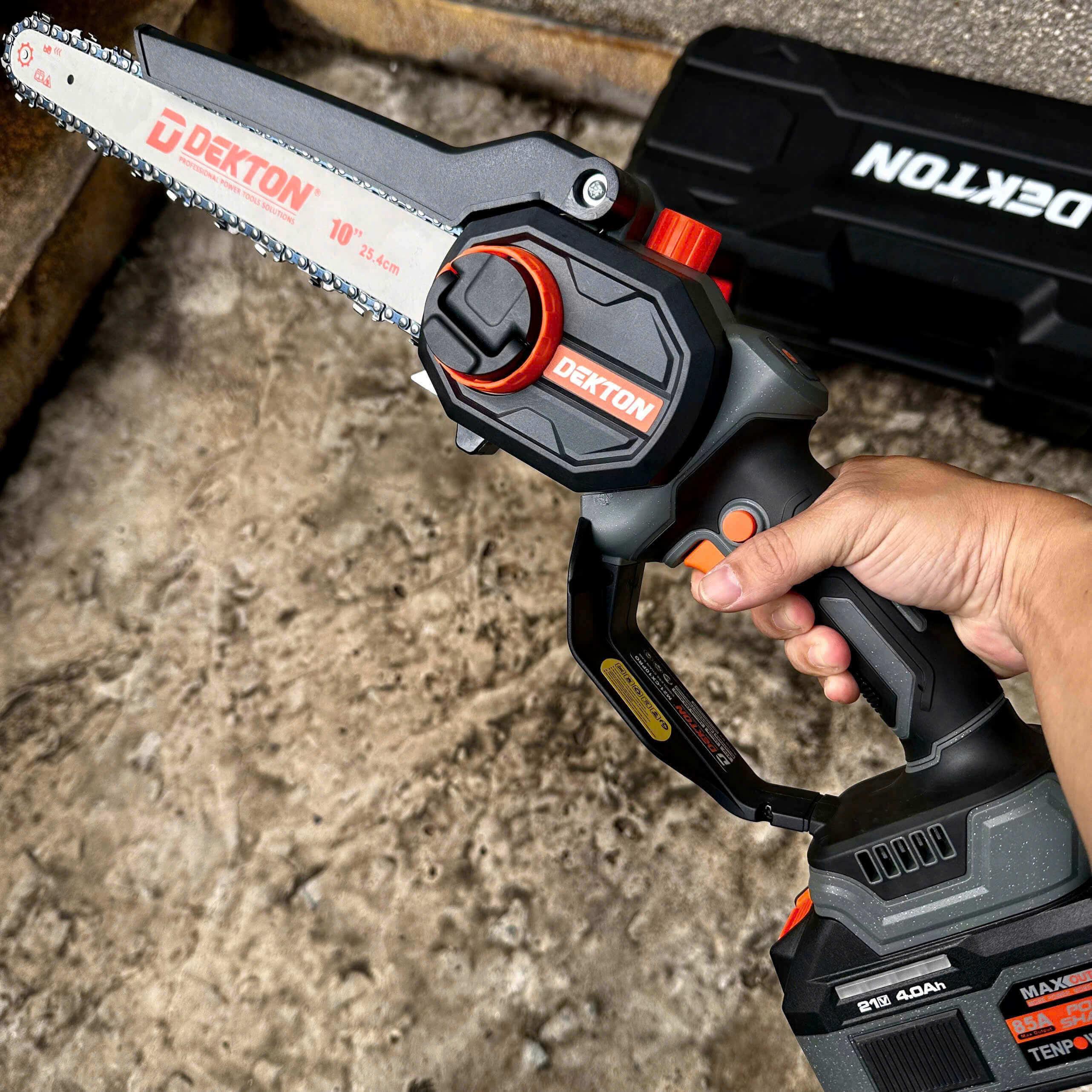 THÂN MÁY CƯA XÍCH PIN 10 INCH BRUSHLESS 3 TỐC ĐỘ M21-CX10PRO DEKTON - HÀNG CHÍNH HÃNG (KÈM THÙNG BMC)