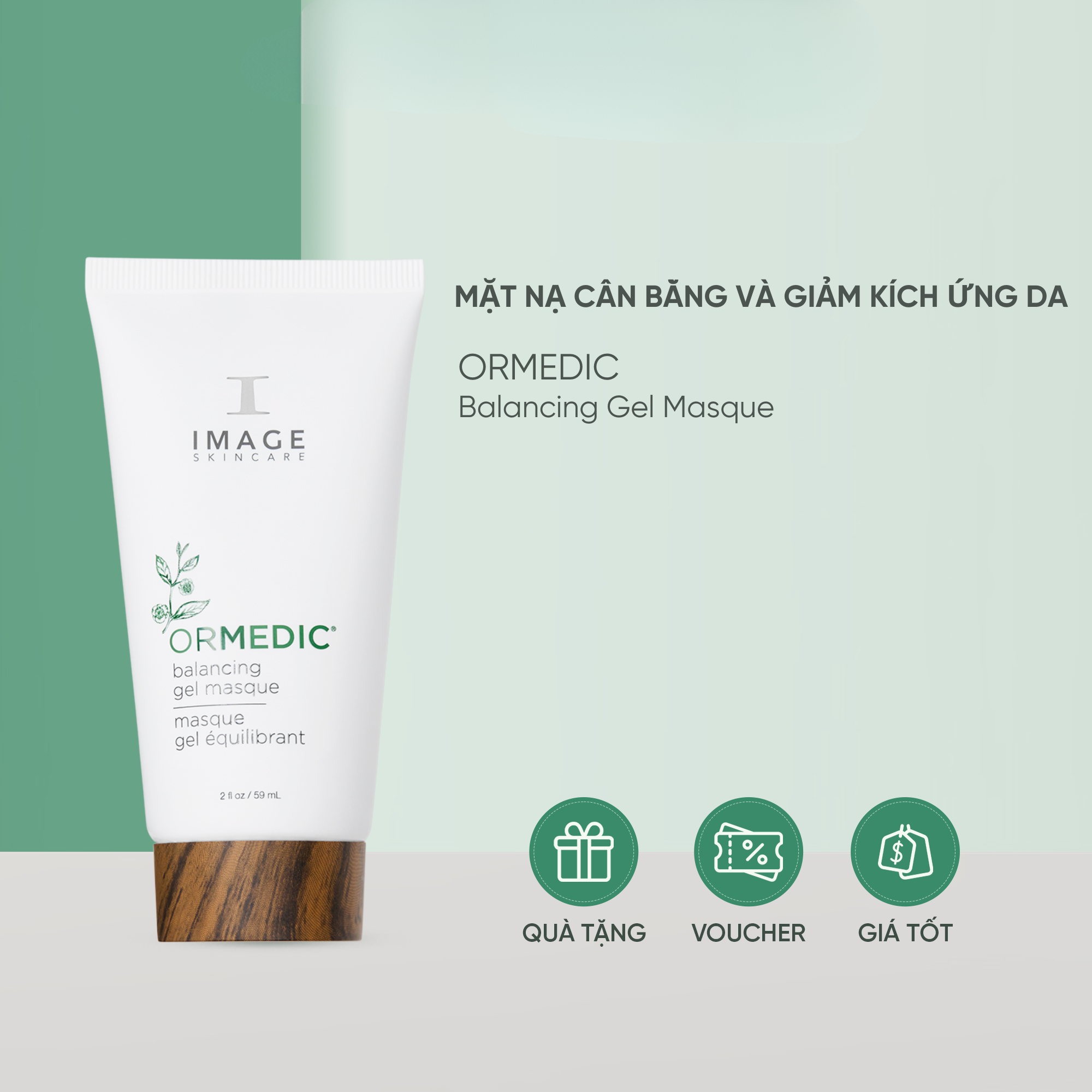 [DATE 05/25] Mặt Nạ Cân Bằng Và Làm Dịu Da Kích Ứng – IMAGE SKINCARE ORMEDIC Balancing Gel Masque 59ml