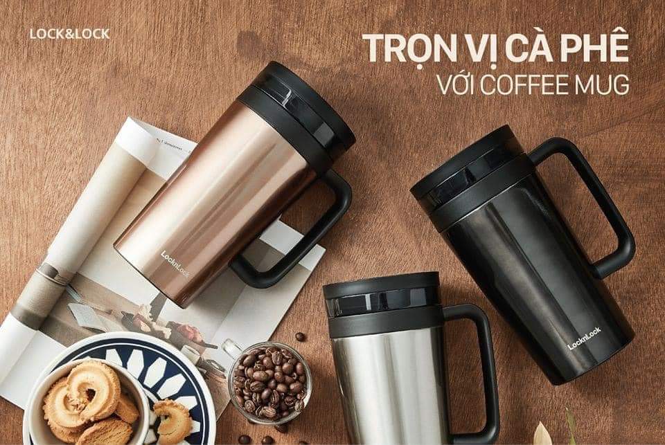 Ly Giữ Nhiệt Có Lõi Lọc Inox Pha Cafe 580ml LocknLock LHC4197