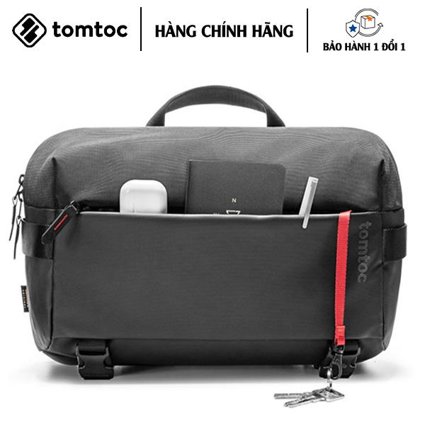 TÚI ĐEO VAI TOMTOC (USA) URBAN CODURA SLING BAG TRAVEL &amp; WORK 13.3-14.2″ chống nước với độ bền cao - HÀNG CHÍNH HÃNG