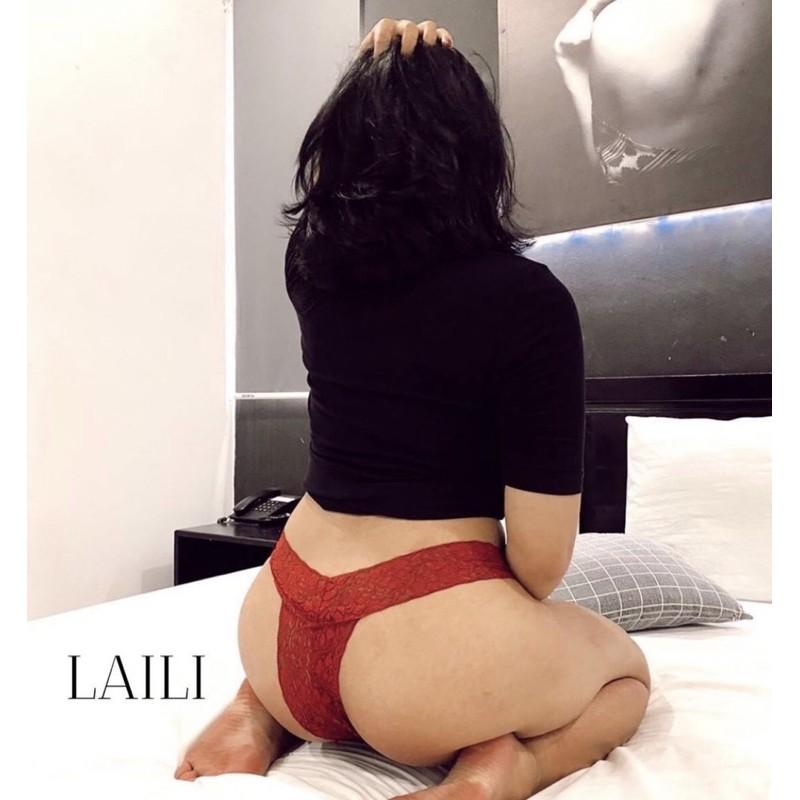 Quần Lót Ren Lọt Khe Chữ T Không Đường May Màu Trơn