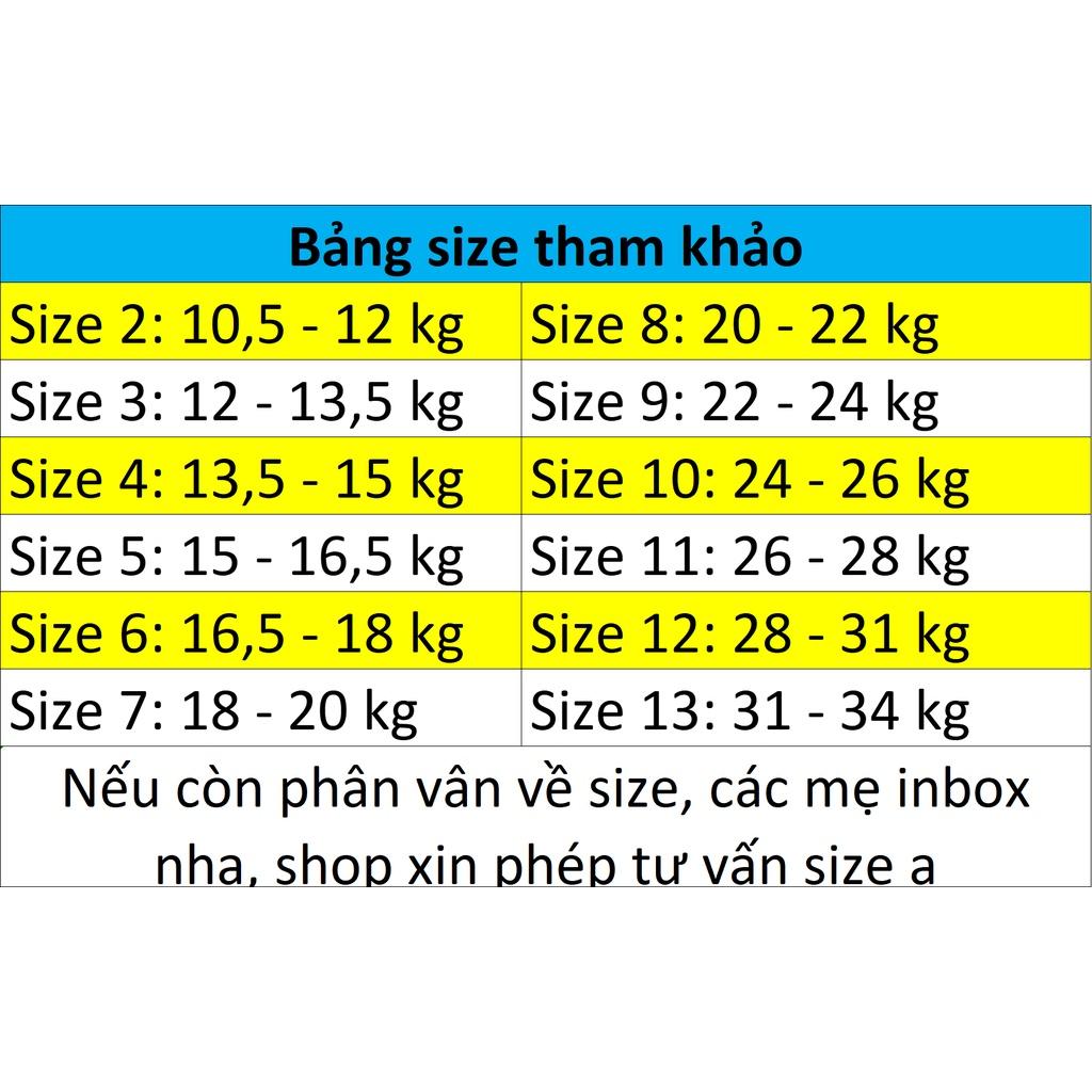 Bộ dài bé gái phối hình thêu con gấu size 10,5 - 34 kg