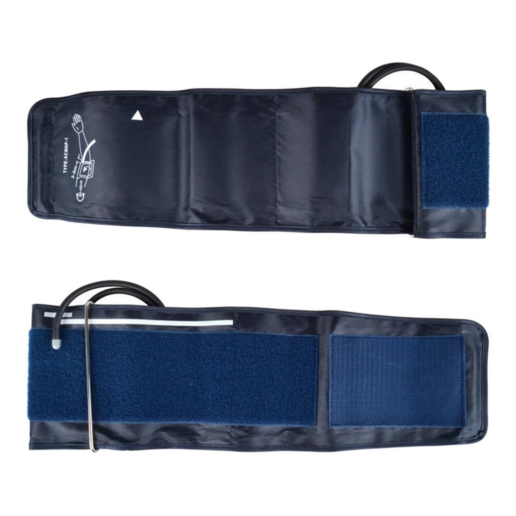 2Pcs Blood Pressure Cuff Arm Sphygmomanometer Oxford Nylon Sleeve 22-36cm