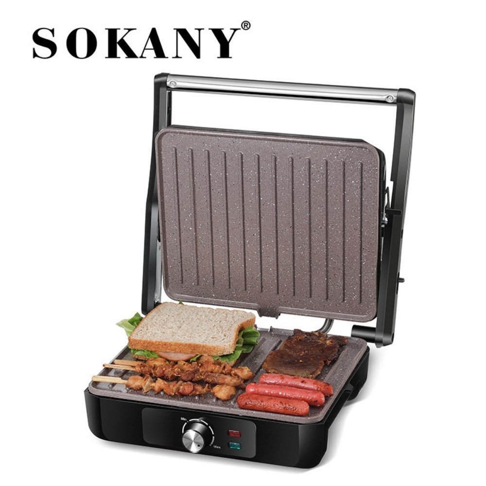 Máy kẹp nướng đa năng công suất lớn 2000W 2 mặt chống dính nướng thực phẩm nhanh chóng SOKANY SK-230 - HÀNG CHÍNH HÃNG - DELIYA