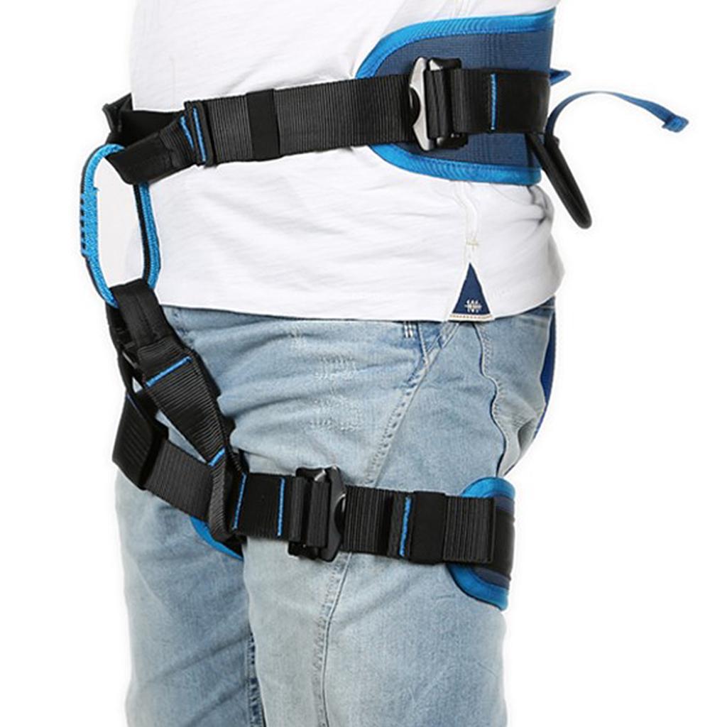 Outdoor Safety Harness Seat Sitting Bust Waist Belt Equipment for Tree Surgeon Arborist Rock Climbing - 4 Colors