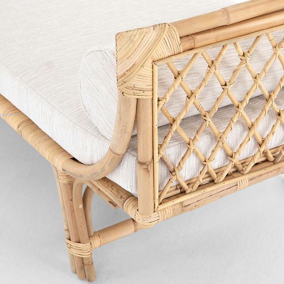 Giường/Ghế Mây Không Tựa Lưng - Rattan Daybed