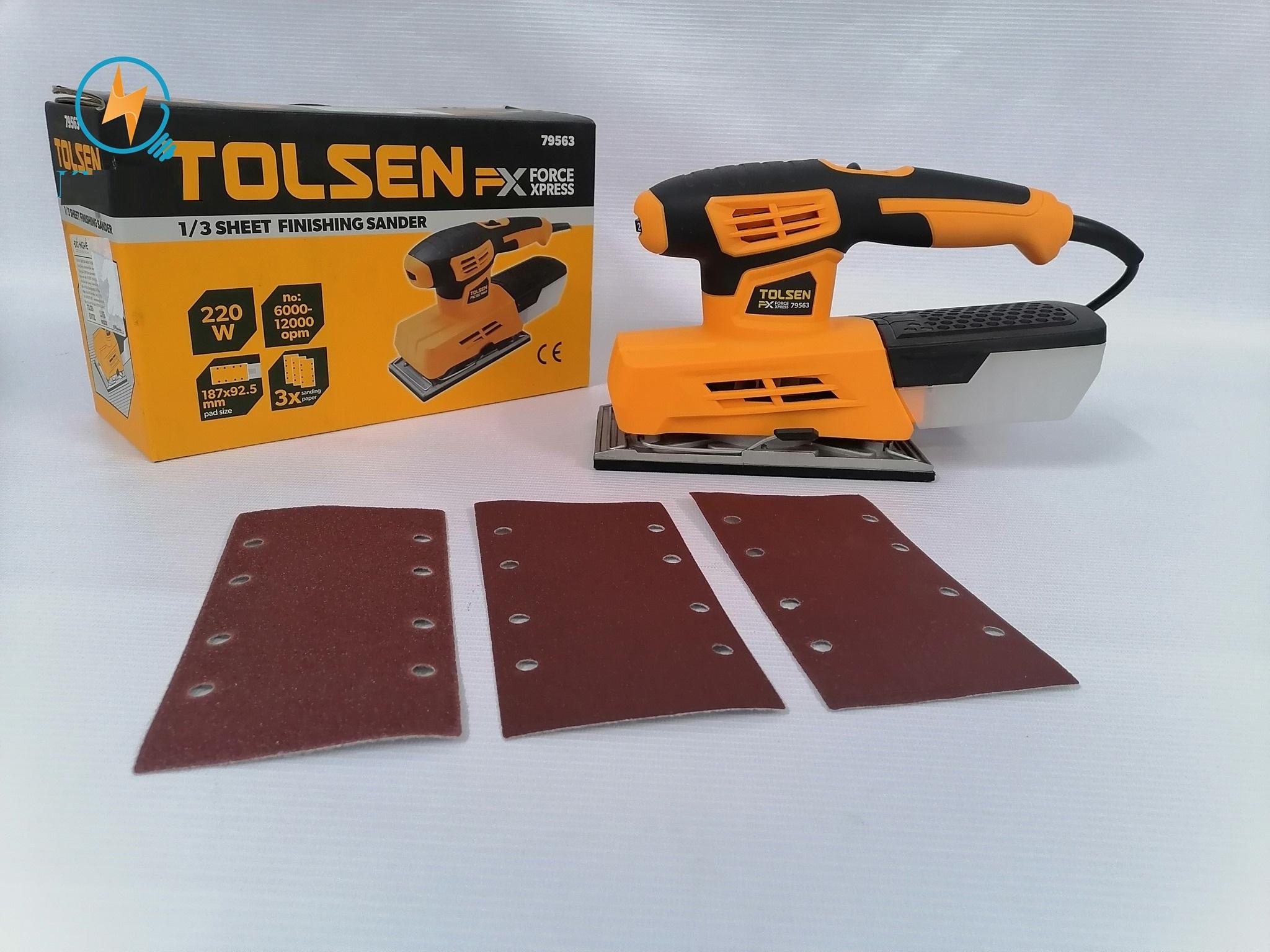 MÁY ĐÁNH BÓNG CHỬ NHẬT 220W TOLSEN 79563 - HÀNG CHÍNH HÃNG