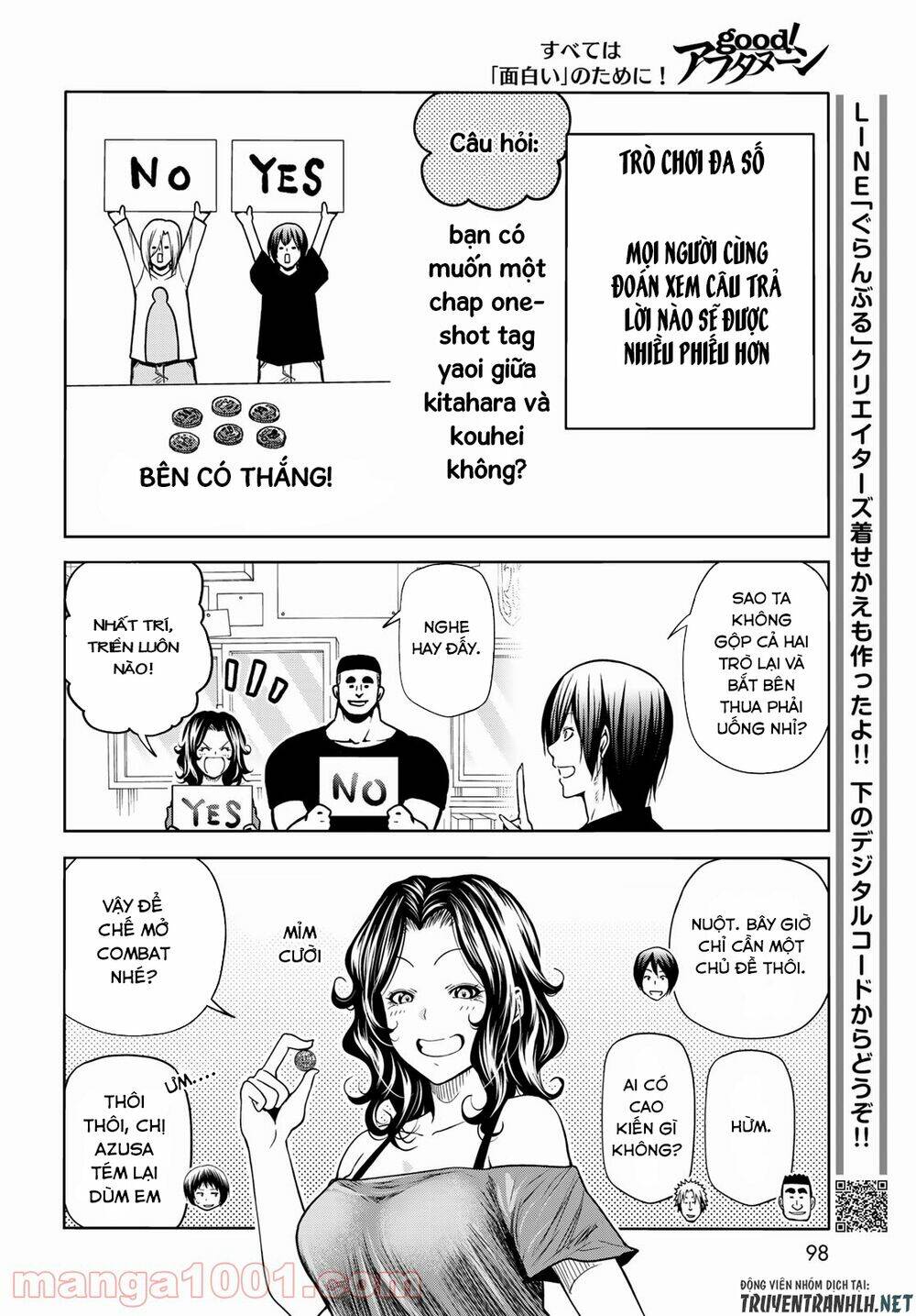 Cô Gái Thích Lặn - Grand Blue Chapter 70 - Trang 10