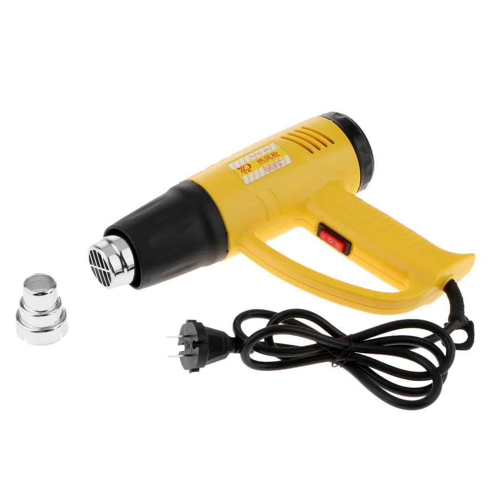 LCD 220V Industrial Handheld Hot Air Gun Heat Shrink Tube For Car Foil