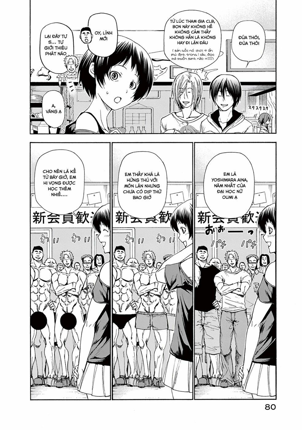 cô gái thích lặn - grand blue chapter 11 4