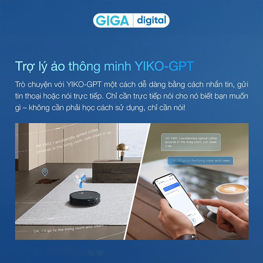 Robot hút bụi Ecovacs Deebot X8 Pro Omni – Bản Quốc Tế 2025 - Lực hút 18000Pa - Pin 6400mAh - Hàng chính hãng