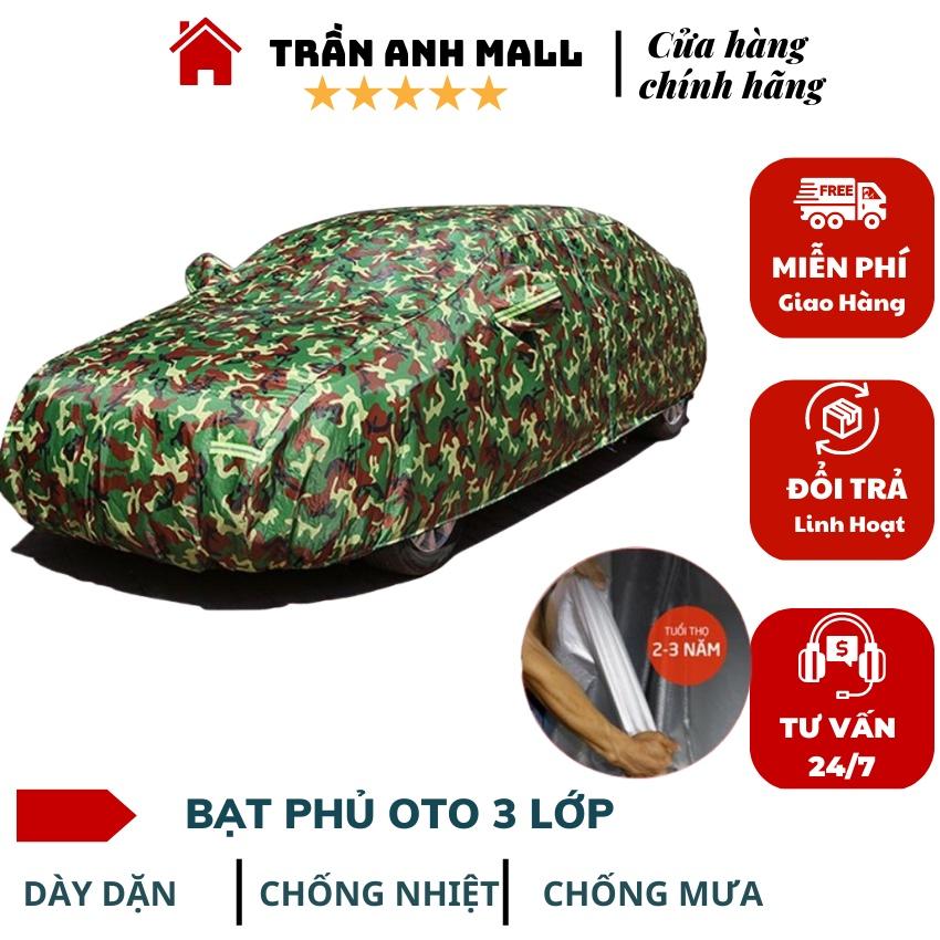 Bạt Phủ Xe Ô Tô 3 Lớp Tráng Nhôm Cao Cấp, Áo Trùm Bảo Vệ Xe TOYOTA INNOVA, Bạc Phủ Trùm Bảo Vệ Che Nắng