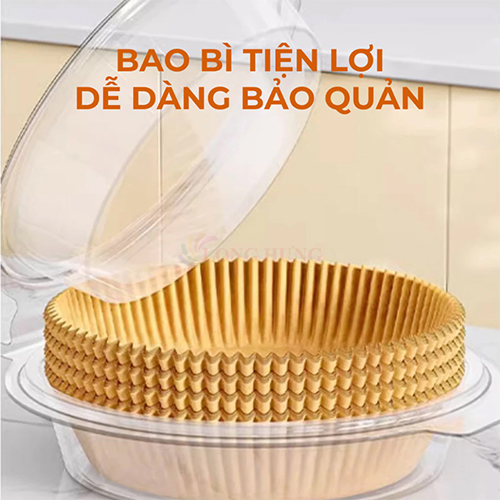 Miếng giấy lót chống dính nồi chiên không dầu BONBOX BKE40801 (50 miếng) - Hàng chính hãng