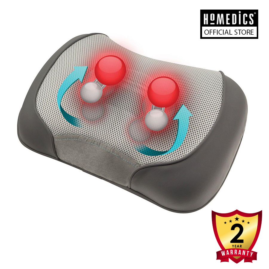 Gối massage kèm nhiệt công nghệ Shiatsu 3D HoMedics SP-100H-GB - Nhập khẩu USA