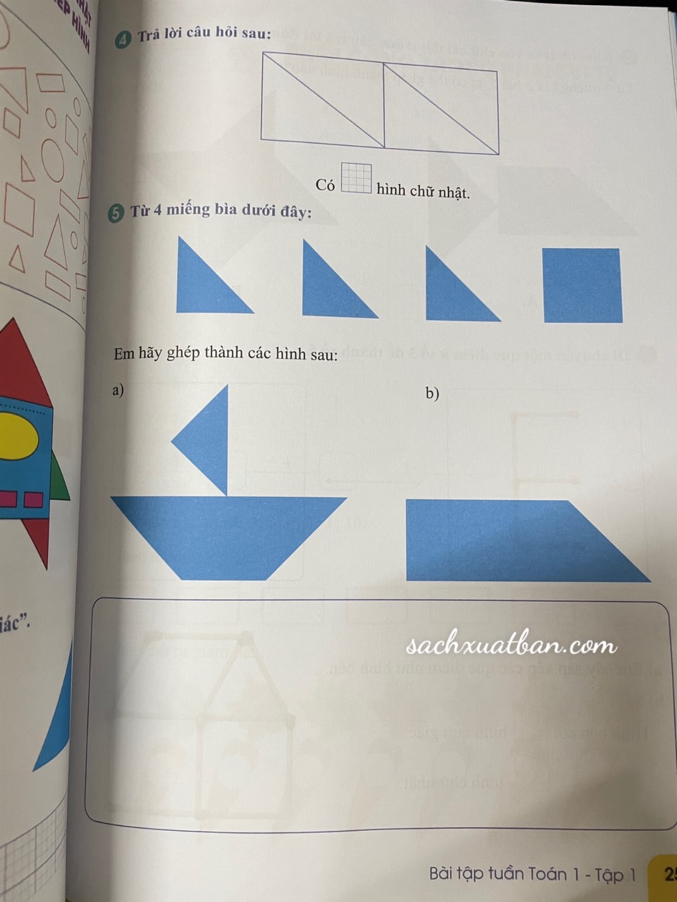 Sách Bài Tập Tuần Toán 1 Tập 1 - Kết Nối - Biên soạn theo chương trình GDPT mới