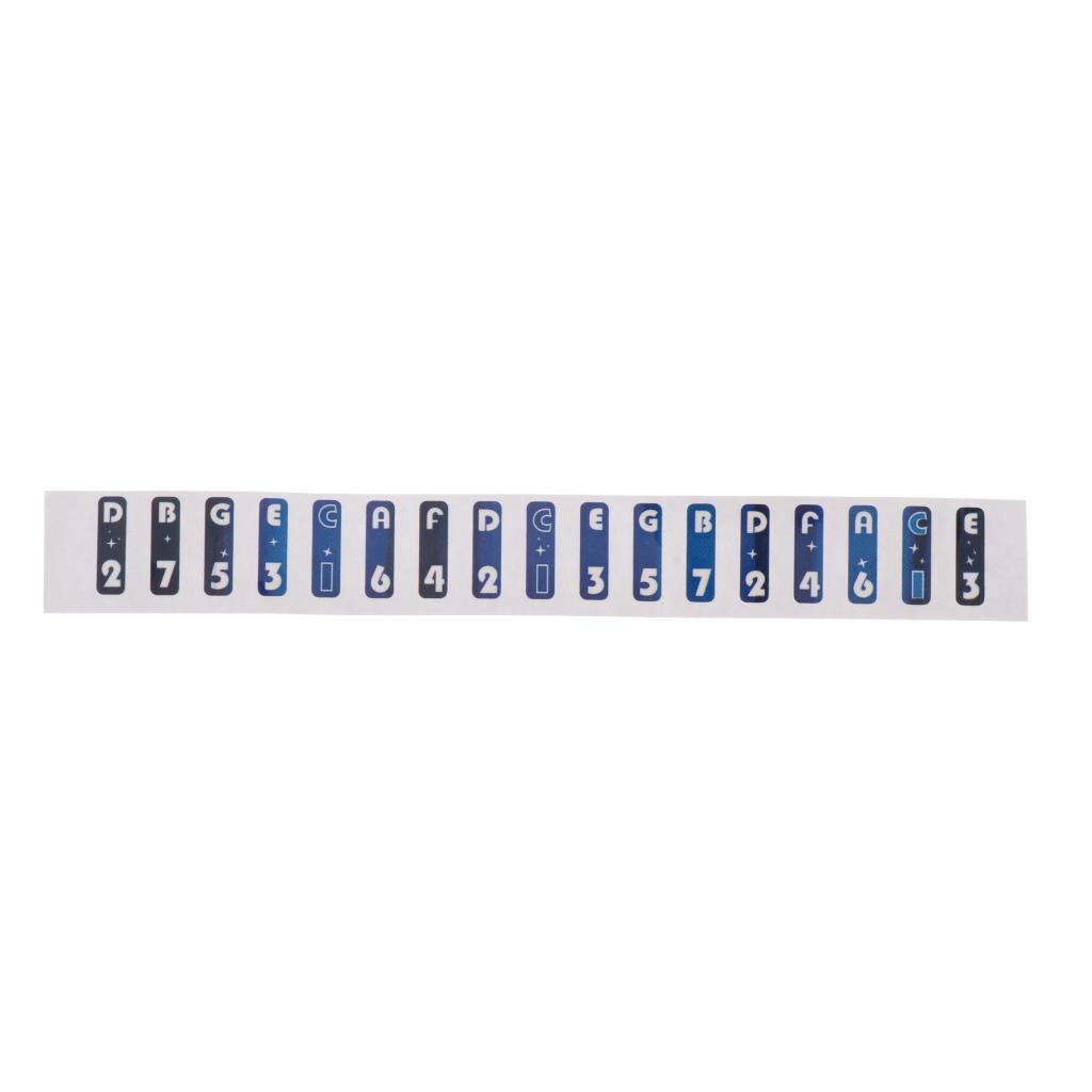African Kalimba Thumb Piano Note Sticker for Beginner Musical Gift