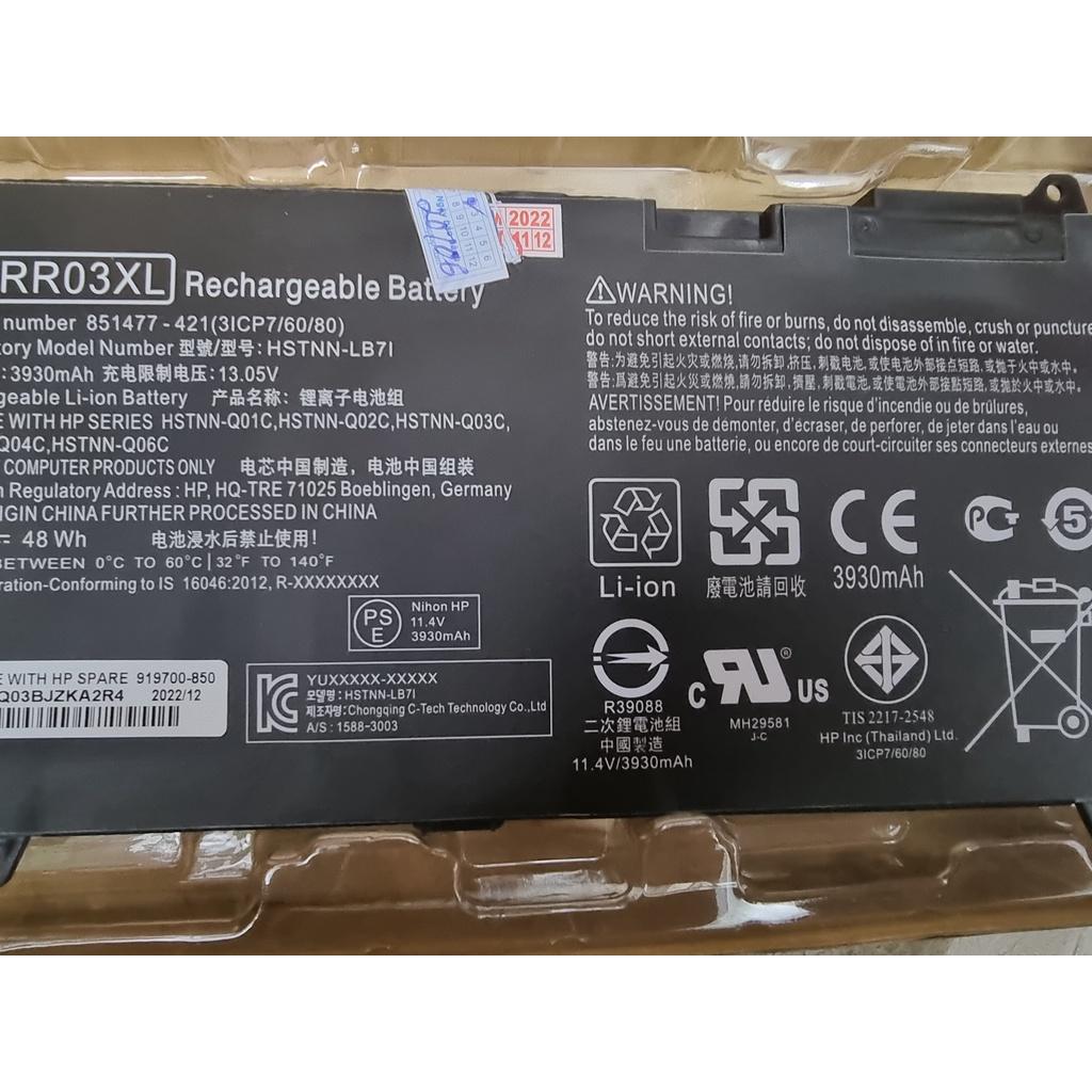 Pin Tương Thích Cho Laptop Hp RR03Xl - Hàng Nhập Khẩu New Seal TEEMO PC TEBAT121