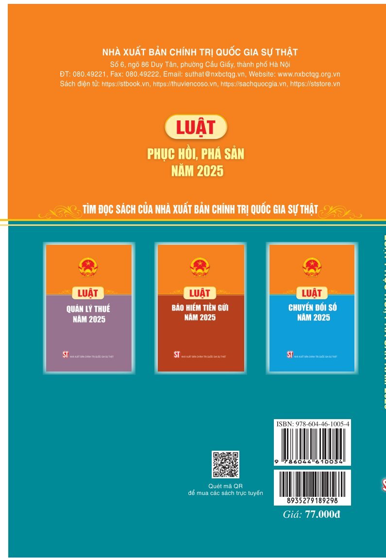 Luật Phục hồi, phá sản năm 2025