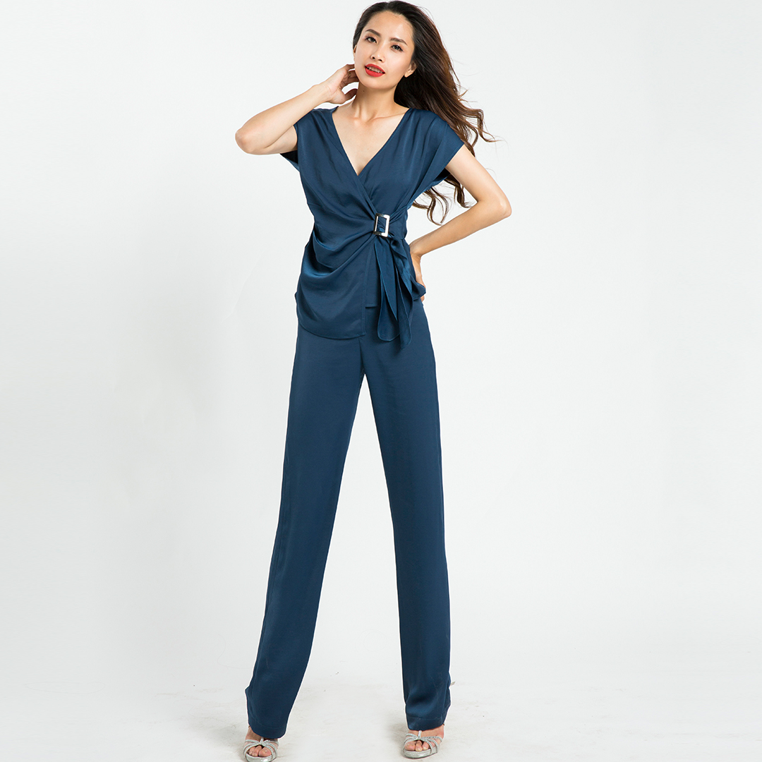 Áo Thắt Eo Hity TOP089 (Xanh Thủy Thủ Sailor)