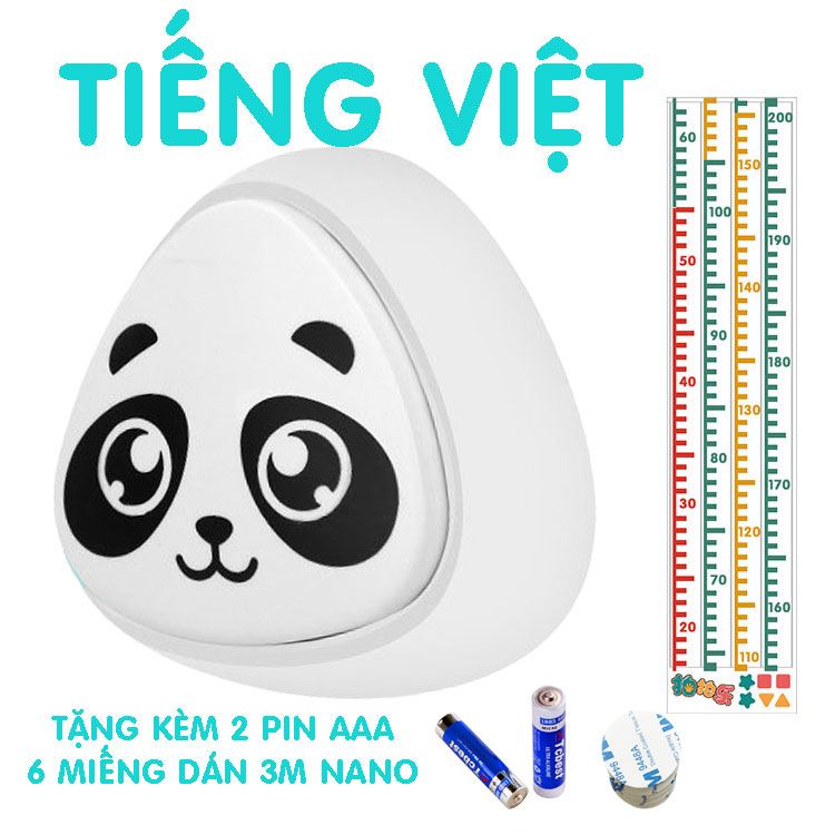 Bộ Chạm Nhảy Tăng Chiều Cao Cho Bé Tiếng Việt Tiếng Anh Tự Động Đếm Màu Sắc Dễ Thương Bafaby 307