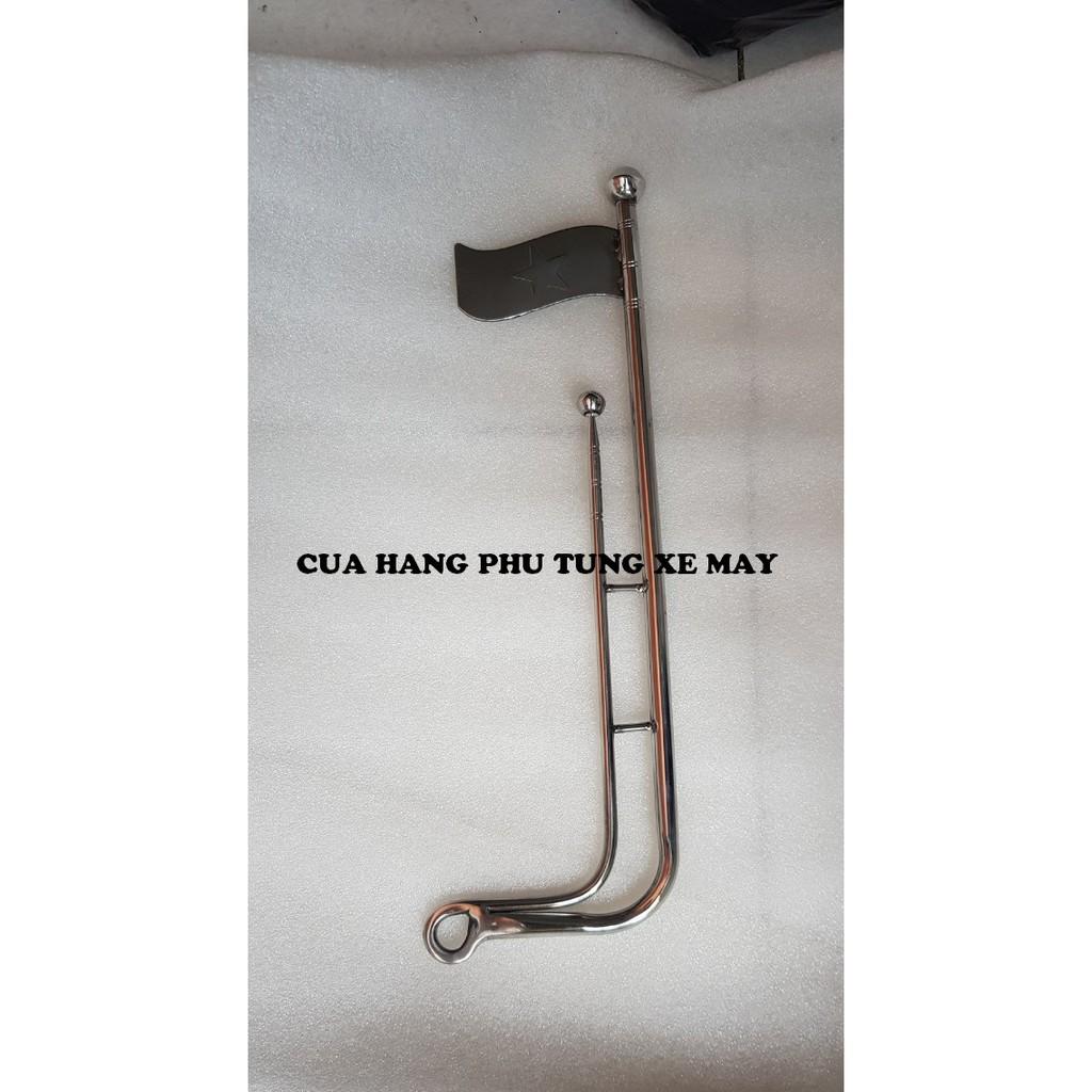 Cột cờ inox gắn trang trí các loại xe