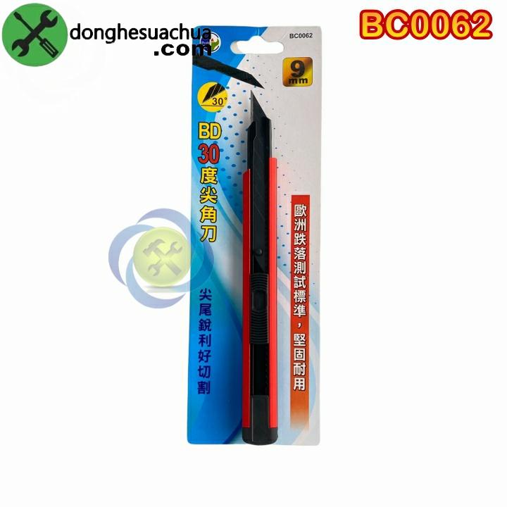 Dao rọc giấy cán nhôm Buddy BC0062 sử dụng lưỡi 9mm x 80mm