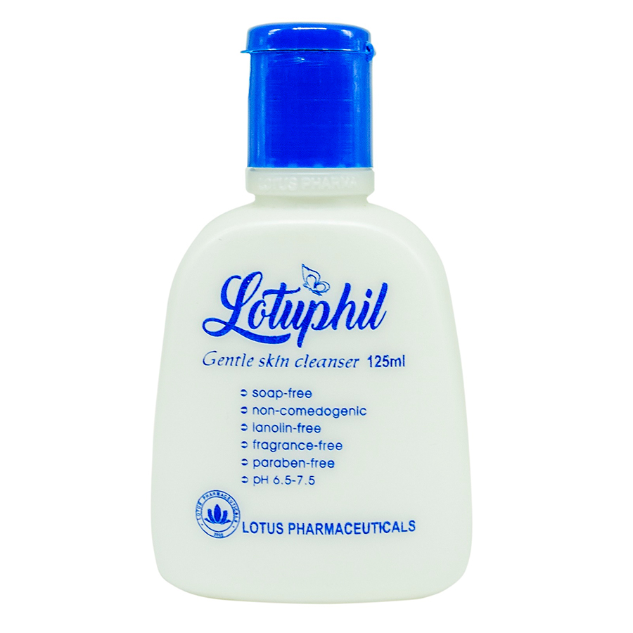 Sữa rửa mặt ngừa mụn Lotuphil 125ml - Hàng Chính Hãng hợp da nhờn, da khô, da nhạy cảm