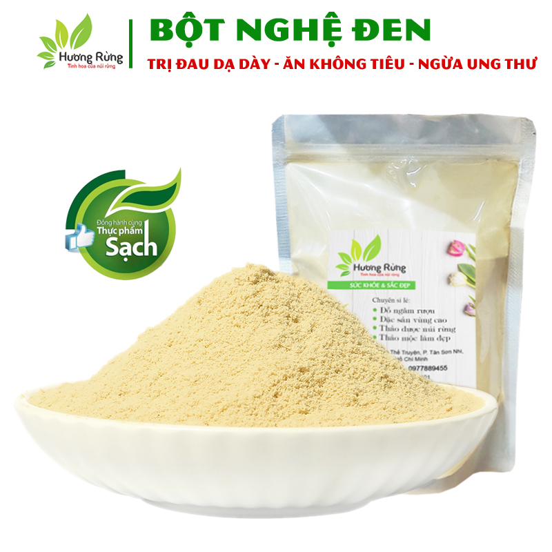 BỘT NGHỆ ĐEN 300g nguyên chất, loại đẹp tự nhiên, cam kết chất lượng