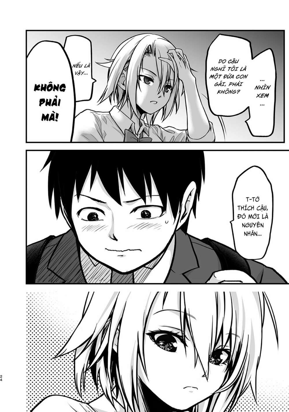 chàng trai tỏ tình với "cô nàng bất hảo" chapter 5.5 3