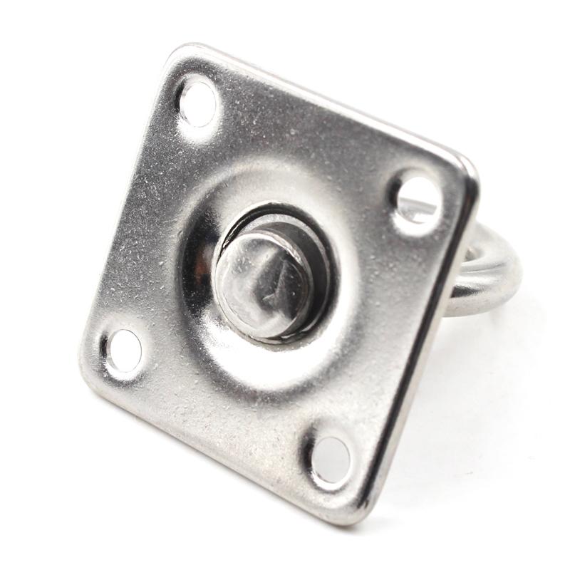 2 Chiếc M8 Xoay Được Trần Móc Treo Tường Móc Thép Không Gỉ 304 Mắt Miếng Lót Tấm Thảm Tập Yoga Xích Đu Võng