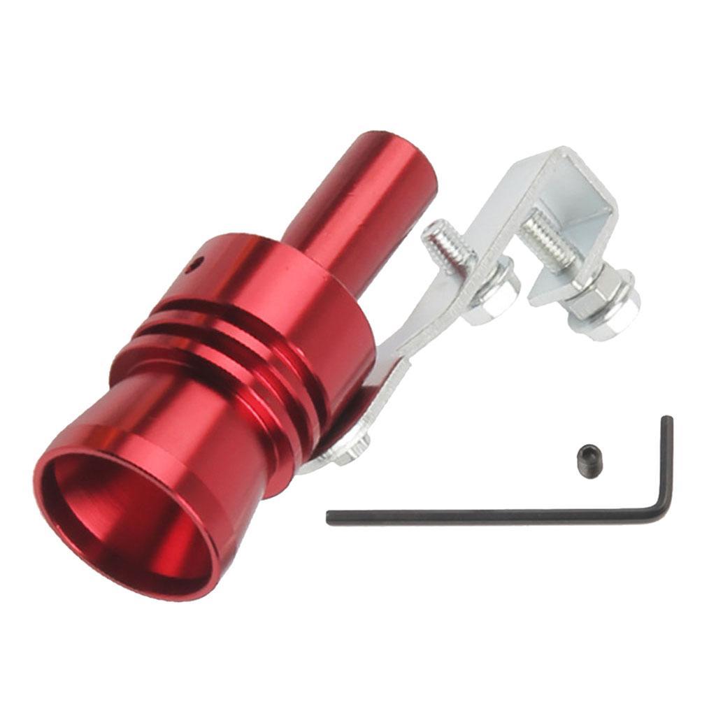 2x Universal Car Turbo Whistle Refitting Turbo Whistle Exhaust Pipe