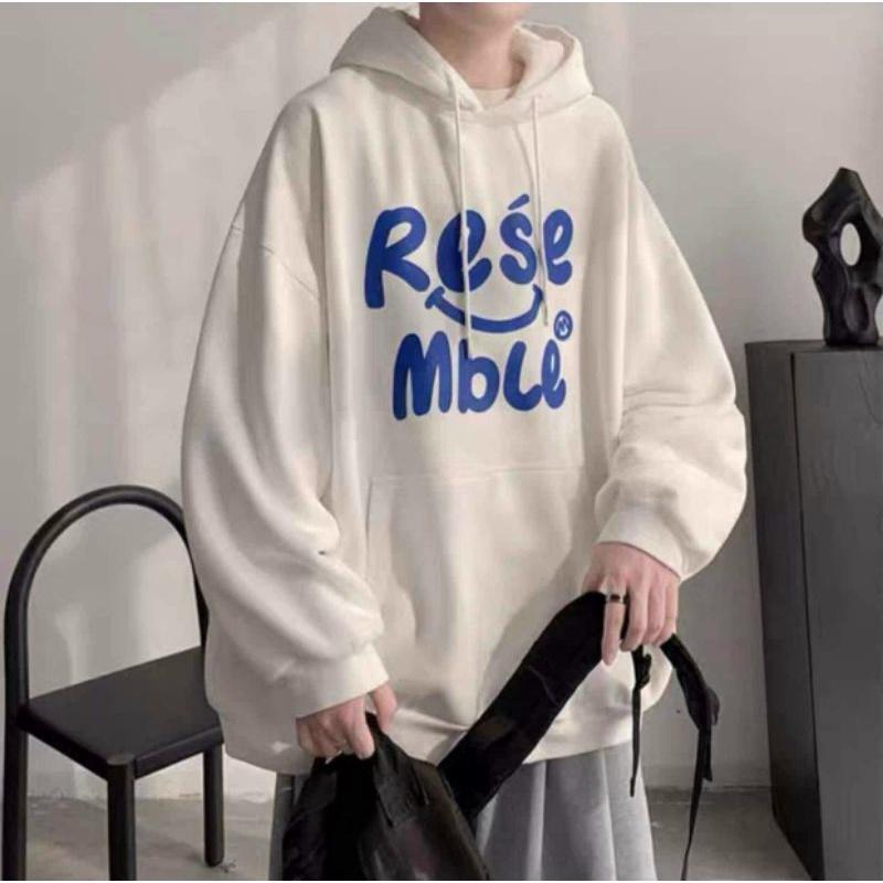 Áo khoác nỉ bông form rộng nón to chùm đầu,mẫu áo hoodie ulzzang khoá zip in chữ phối màu unisex nam nữ mẫu thu dông mới