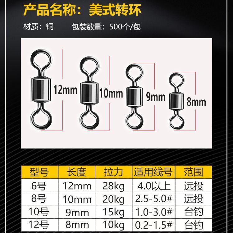 Khóa Link Số 8 Mà Ní Buộc Dây Câu Đài 30 Chiếc Khóa Link Câu Cá PK2