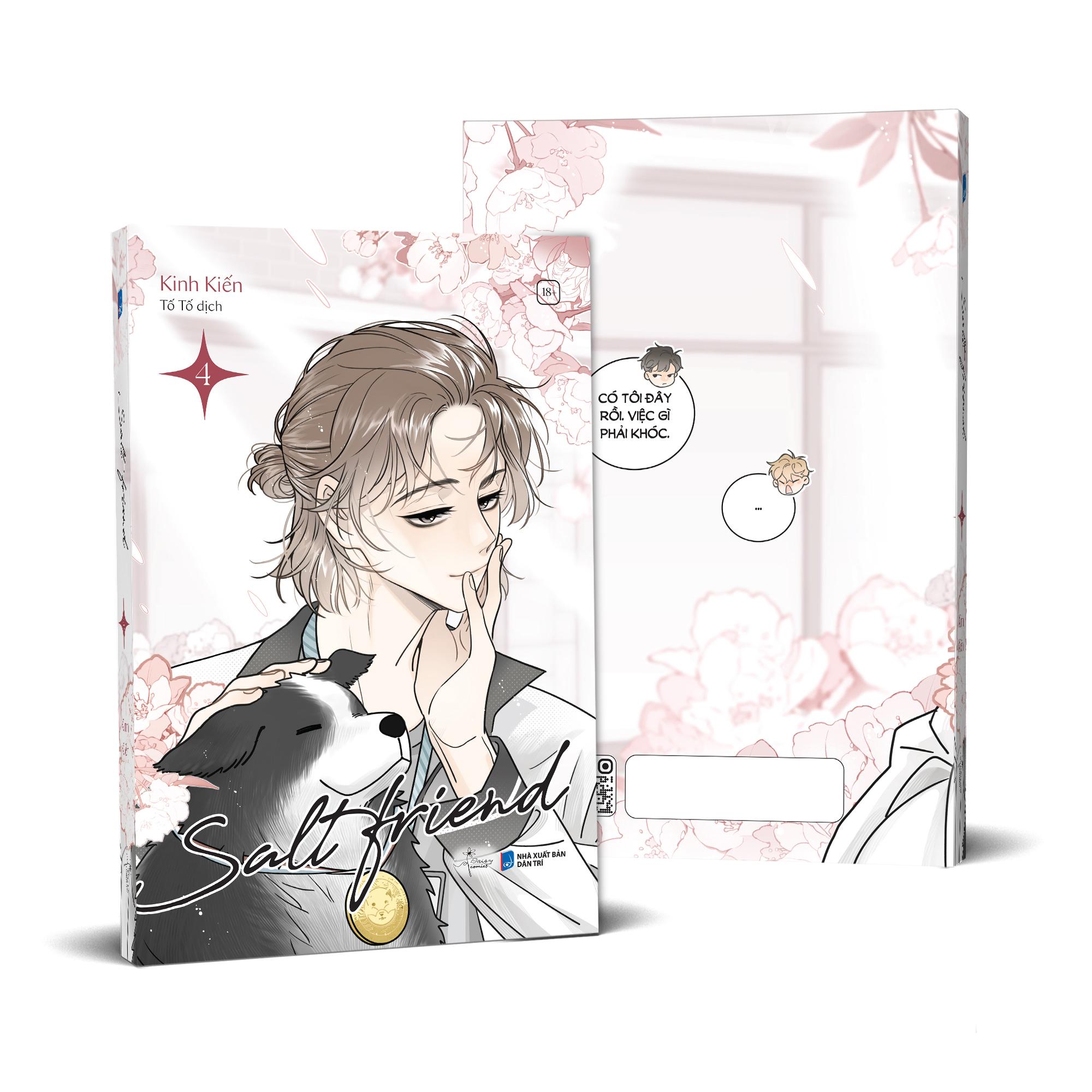 Sách - Salt Friend - Tập 4 - Tặng Kèm Postcard Giấy Ngọc Trai + Bookmark PVC Bế Hình Bông Tuyết