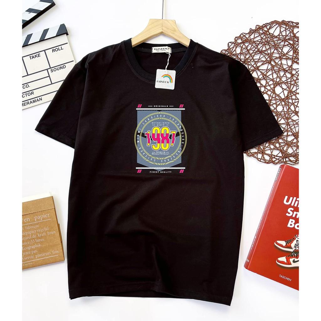 ÁO THUN TAY NGẮN FORM RỘNG - UNISEX NAM NỮ - RAINBOW