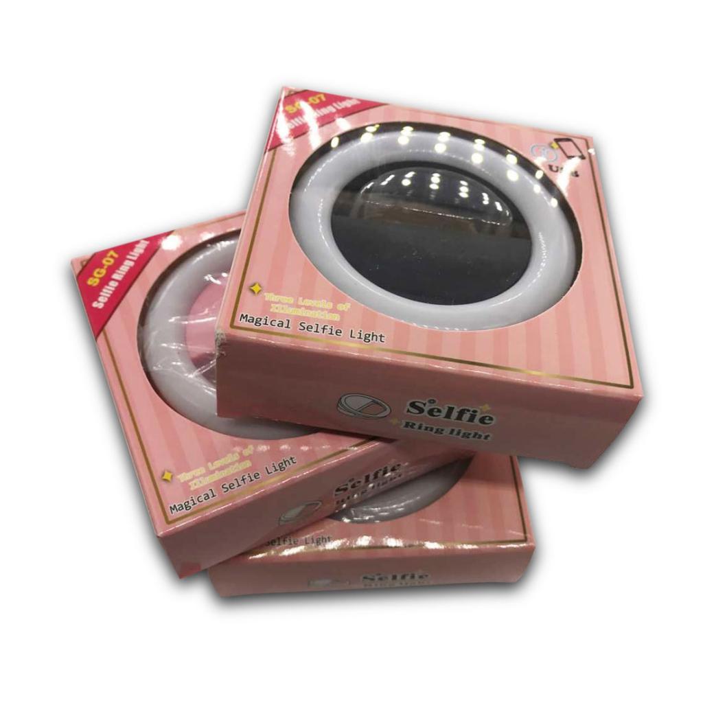 LED Light Ring Supplementary Selfie Lighting Night or Darkness Selfie Enhancing for Photography with iPhones and Android Smart Phones