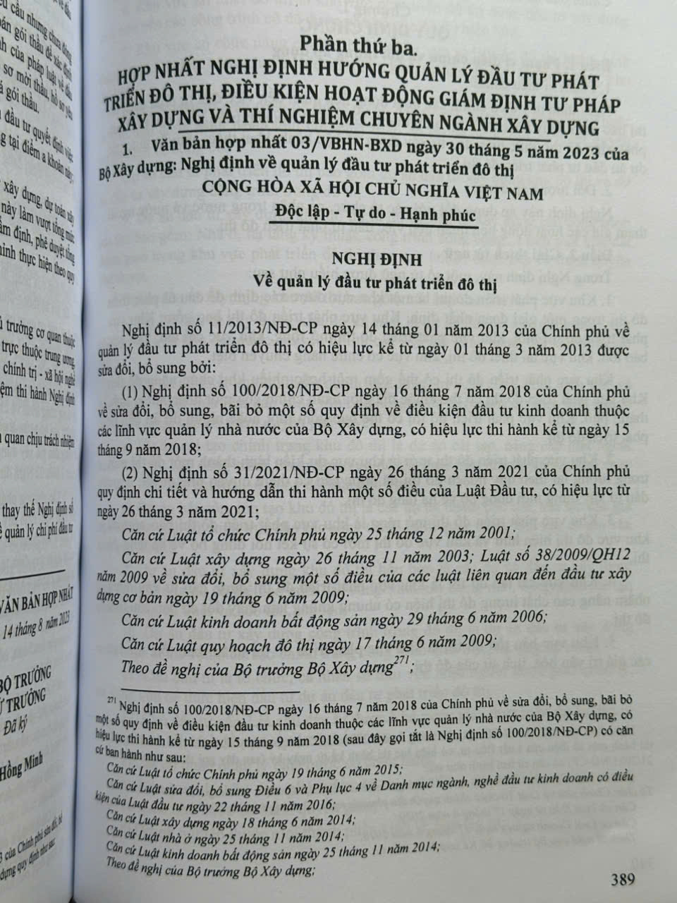 Hệ Thống Văn Bản Hợp Nhất Nghị Định Về Chính Sách Phát Triển Nhà Ở, Quản Lý Chất Lượng, Thi Công Xây Dựng, Bảo Trì Công Trình Và Quản Lý Chi Phí Đầu Tư Xây Dựng - V2294T