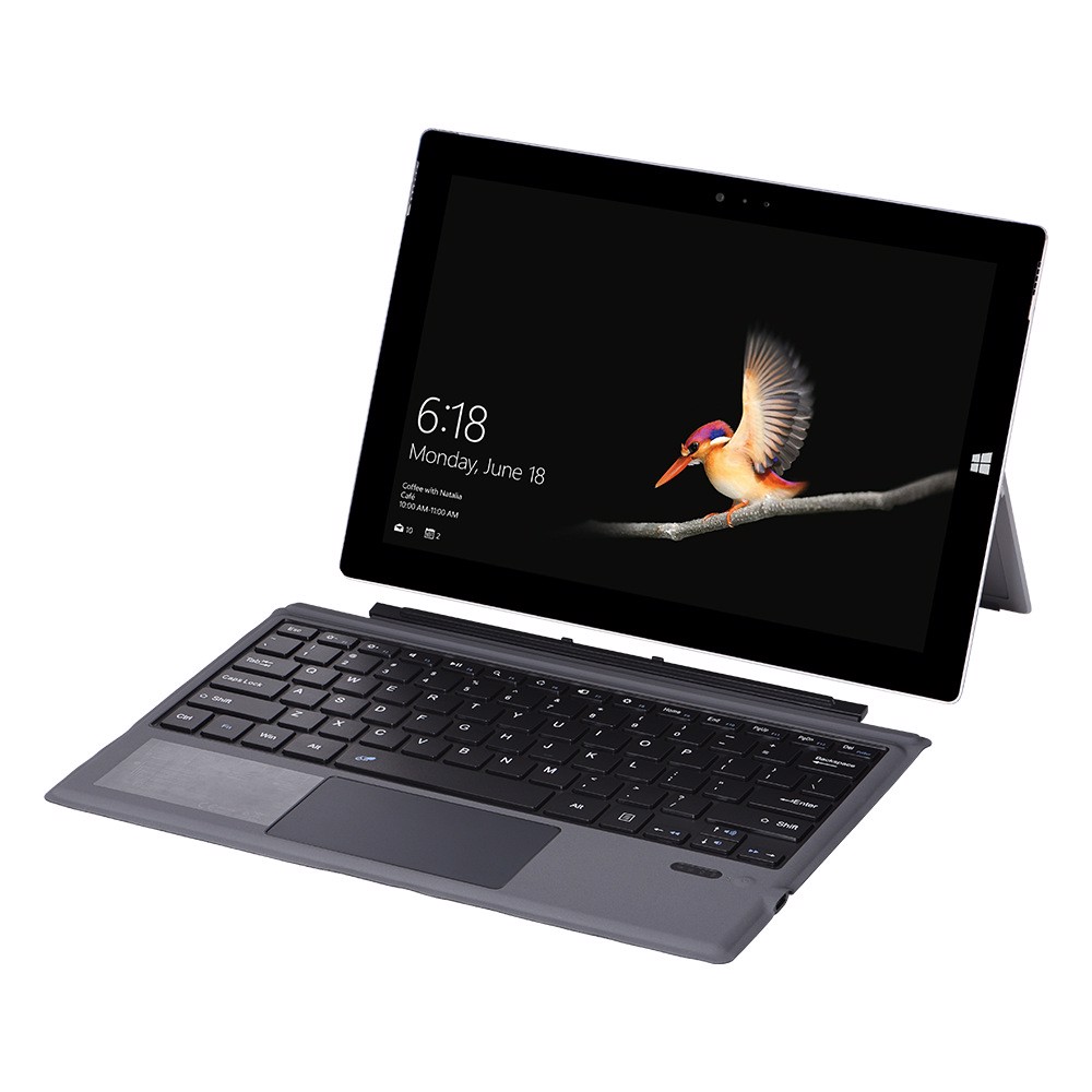 Bàn phím Bluetooth cho Surface Pro 3/4/5/6 Pro 2017 có touchpad và đèn nền Promax 1089DC - Hàng nhập khẩu