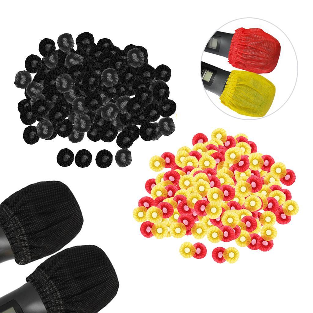400Easy Use KTV Disposable Microphone Cover Handheld Mic Covers Protector