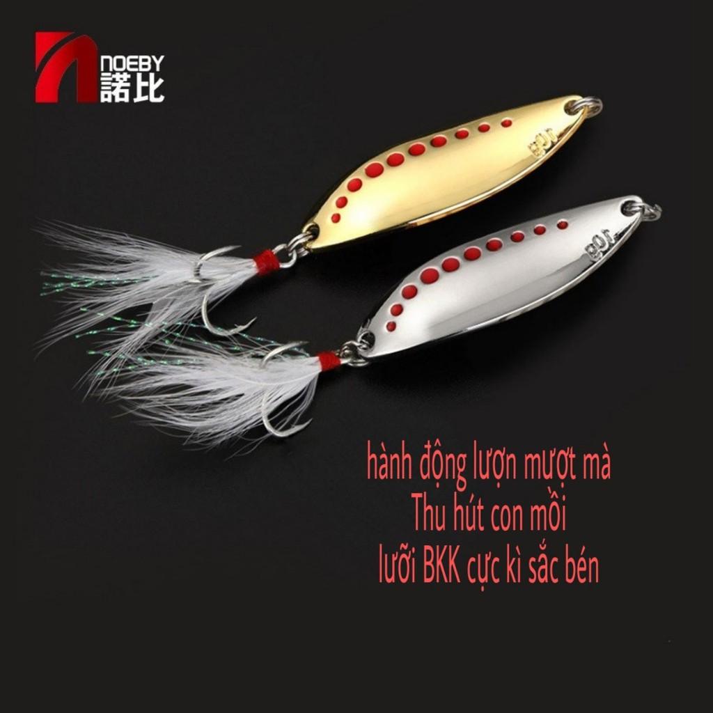 Mồi Câu Lure _ Mồi Thìa Lượn Spoon NoebyHàng Chính HãngMồi Lure Cá Lóc
