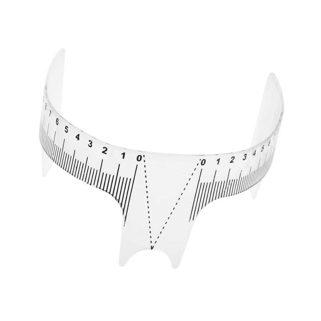 3-4pack UPDATED Eyebrow Grooming Stencil Shaper Ruler Measure Tool Makeup