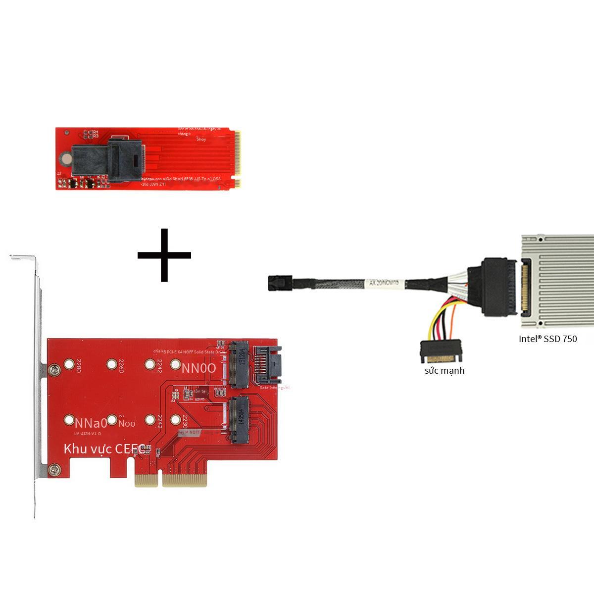 Kiểu mới nhất phù hợp với dữ liệu Intel SFF-8639 U.2 intel 750 pcie nvme SSD SAS
