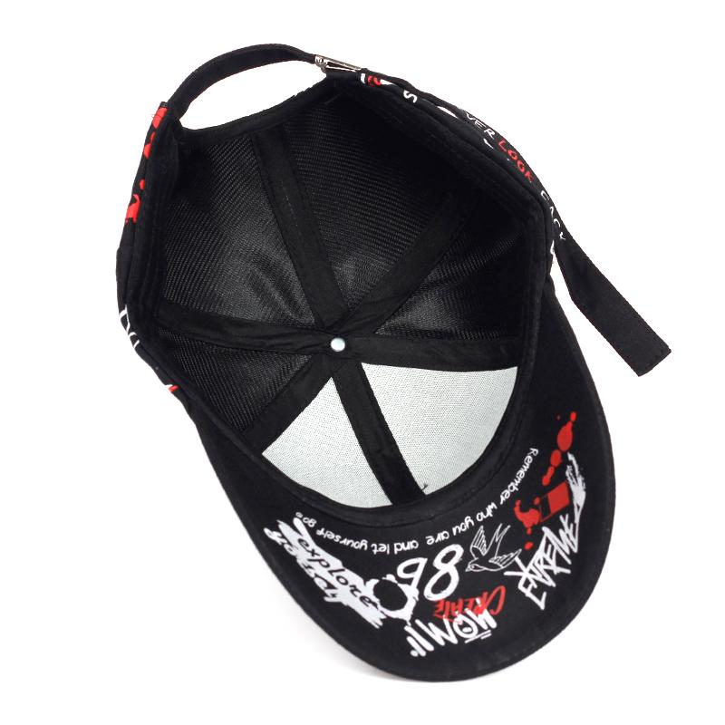 New Graffiti Printing Baseball Cap for Women Cotton Shade Hat Men Summer Leisure Hats