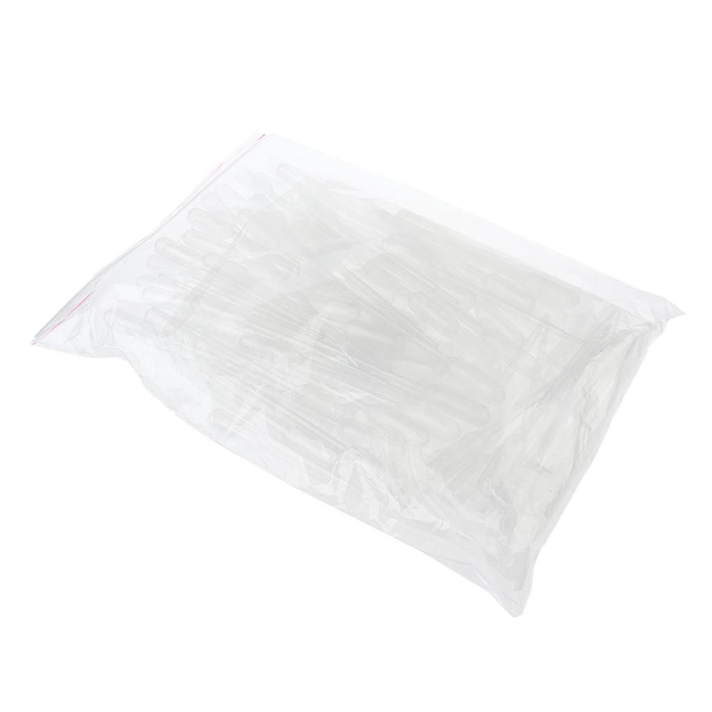 100 Pieces Disposable Plastic Eye Droppers Transfer Graduated Pipettes 1ml / 2ml / 5ml
