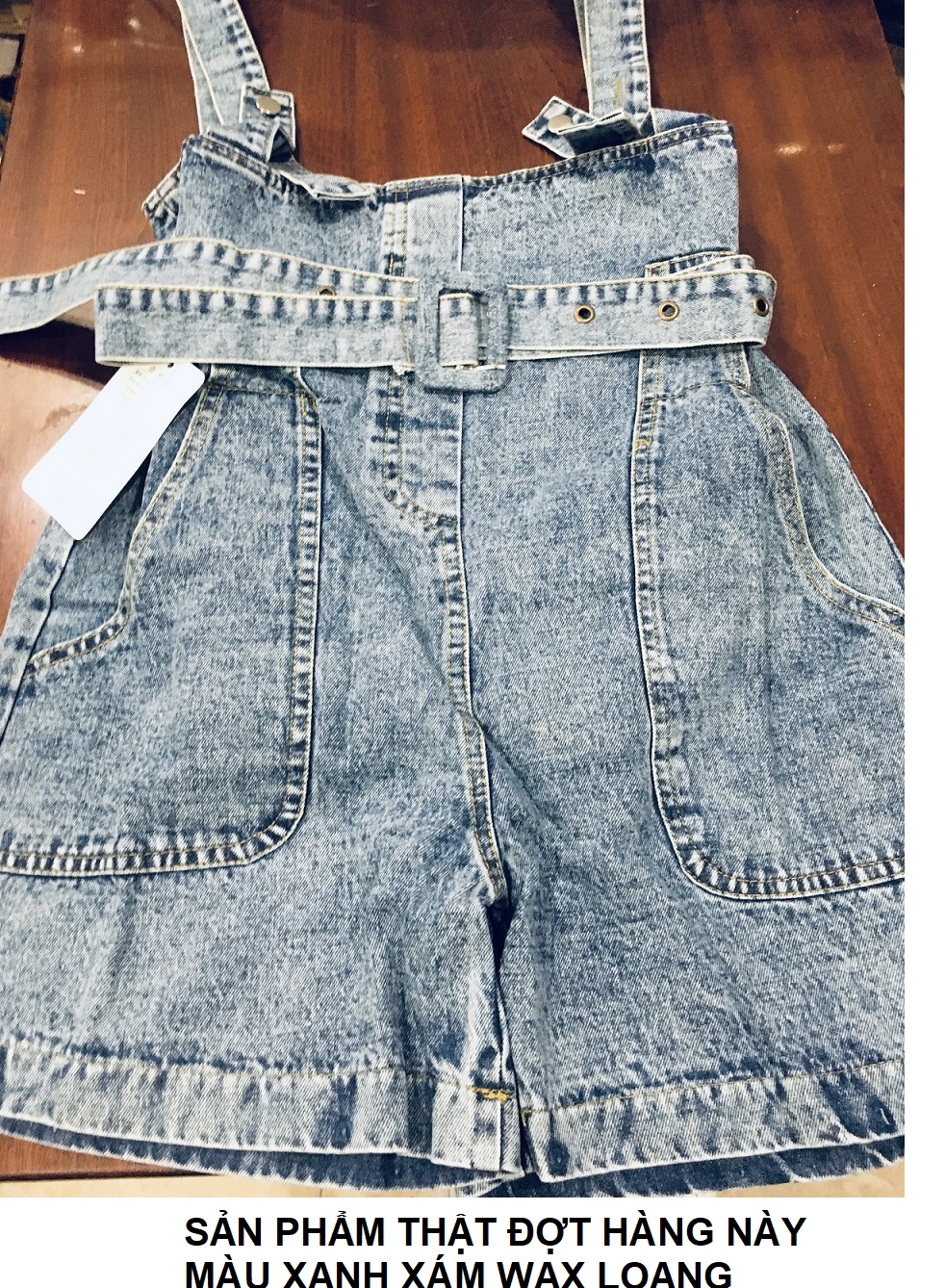 Quần yếm jean short YS10 C058