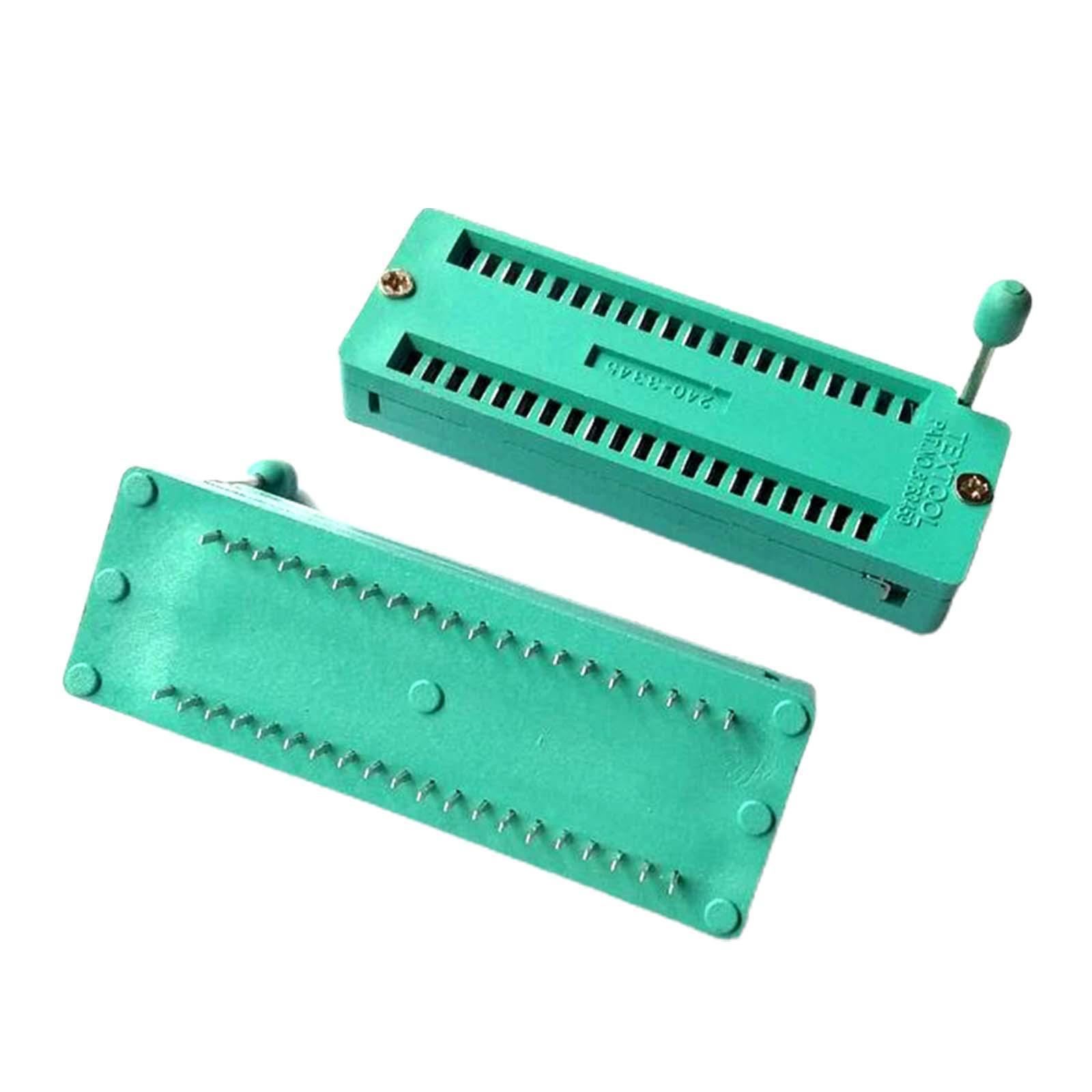 2Pcs 40 Pin Zif Dip IC Test Board Sockets, Universal IC Test Zif Sockets, Test Adaptor Universal Zif IC Sockets, for Circuit Board