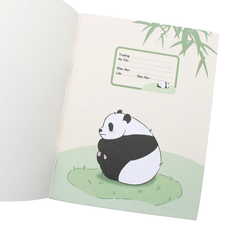 Tập Học Sinh Fluffy Panda - Miền Nam - 4 Ô Ly - 96 Trang 80gsm - The Sun 02