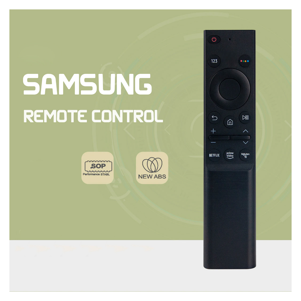 Điều khiển tivi Vineteam dành cho SAMSUNG Smart Tivi 4K, QLED loại cong, remote điều khiển bằng giọng nói - hàng nhập khẩu