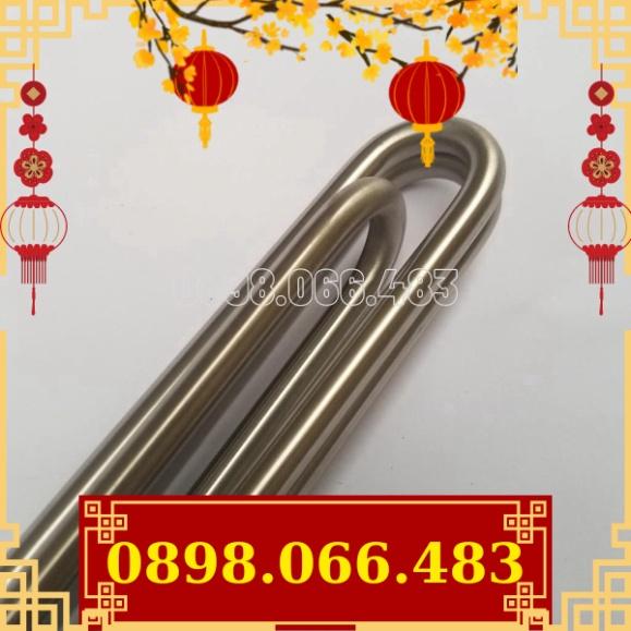 Điện trở nhiệt, Điện trở đun dầu, Điện trở đun nước cục ren inox 304 phi 48 chiều dài 40cm công suất